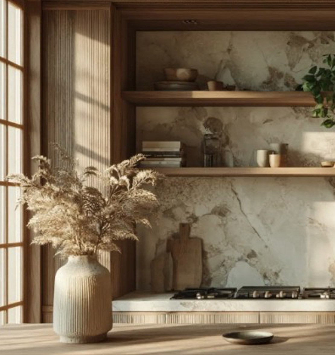 Japandi interior detail 1