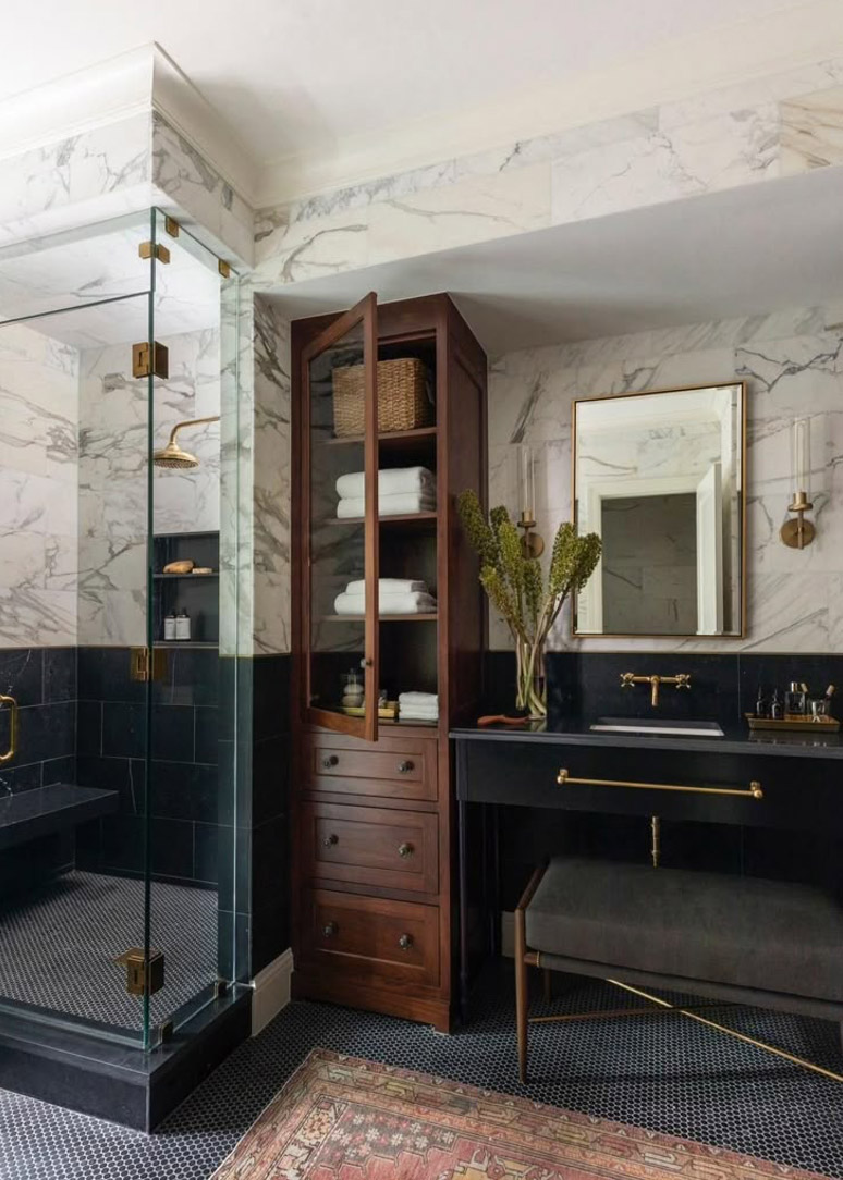 Masculine Maximalism design detail